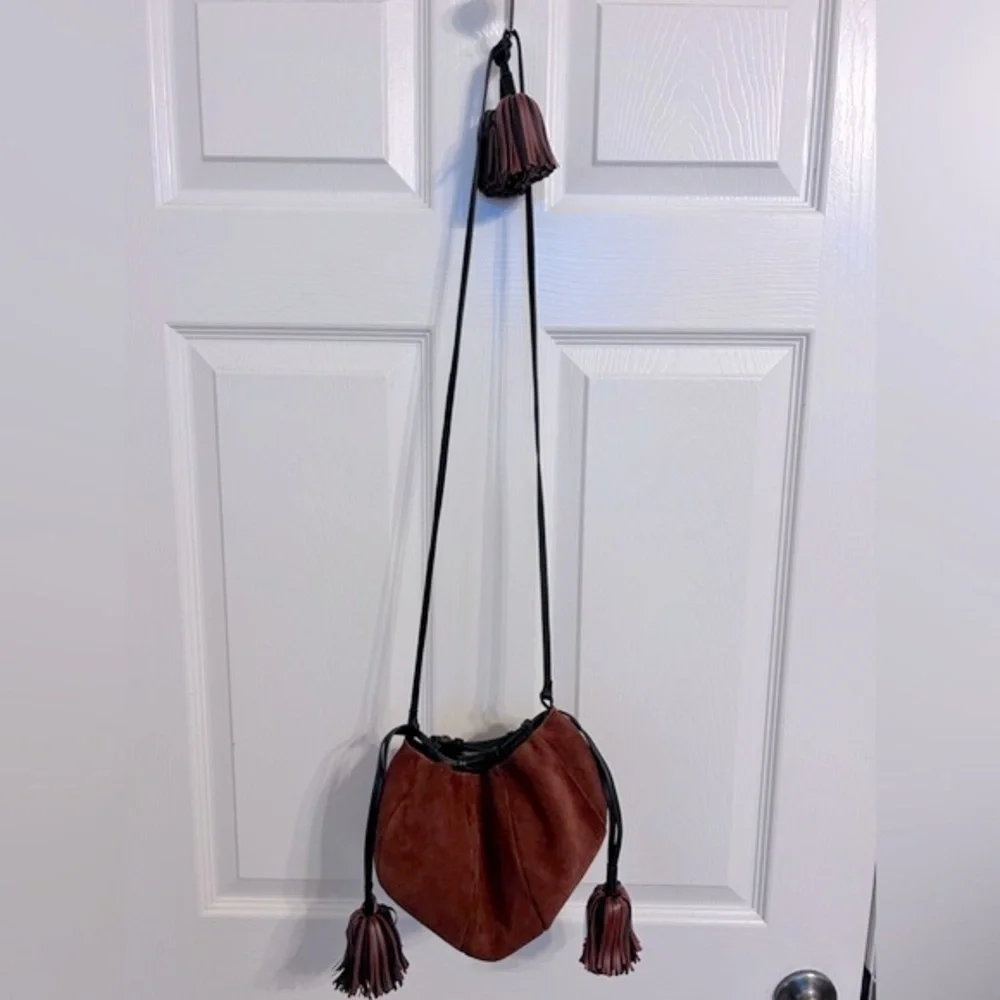 Ulla Johnson, Brea Bucket Bag in Burnt Orange